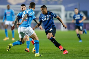 Luis Muriel (Atalanta) İtalya 'nın Bergamo şehrindeki Gewiss Stadyumu' nda Atalanta BC ile SSC Napoli maçında, 21 Şubat 2021 - Fotoğraf: LiveMedia / Francesco Scaccianoce