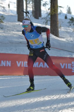 BOE Johannes Thingnes - Biathlon Dünya Biatlon Şampiyonası sırasında Norveç - Pokljuka, Slovenya 'daki Biathlon pistinde Erkekler 4x7.5 km Bayrak, 20 Şubat 2021 - Fotoğraf: LiveMedia / Marco Todaro