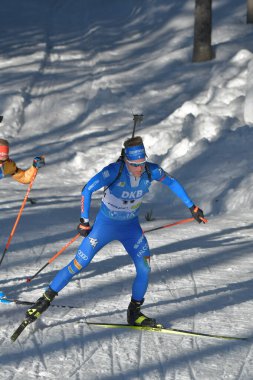 HOFER Lukas ITA Biathlon Dünya Şampiyonası Biatlon - Erkekler 15 km Mass Start at the Biathlon Circuit in Pokljuka, Slovenya, 21 Şubat 2021 - Fotoğraf: LiveMedia / Marco Todaro