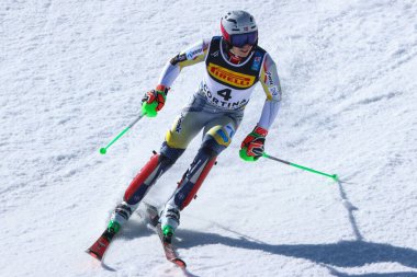 KRISTOFFERSEN Henrik (NOR) Alp disiplini kayak yarışında 2021 FIS Alp Dünya SKI Şampiyonası - Cortina 'daki Druscie' deki Erkekler (BL), İtalya, 21 Şubat 2021 - Fotoğraf: LiveMedia / Sergio Bisi