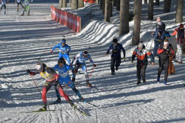 Biathlon IBU Dünya Şampiyonası Biatlon - Erkekler 15 km Mass Start at the Biathlon Circuit in Pokljuka, Slovenya, 21 Şubat 2021 - Fotoğraf: LiveMedia / Marco Todaro
