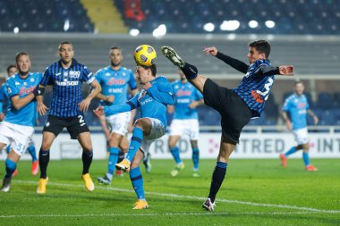 Matteo Pessina (Atalanta) İtalya 'nın Bergamo şehrindeki Gewiss Stadyumu' nda oynanan Atalanta BC-SSC Napoli maçında 21 Şubat 2021 - Fotoğraf: LiveMedia / Francesco Scaccianoce