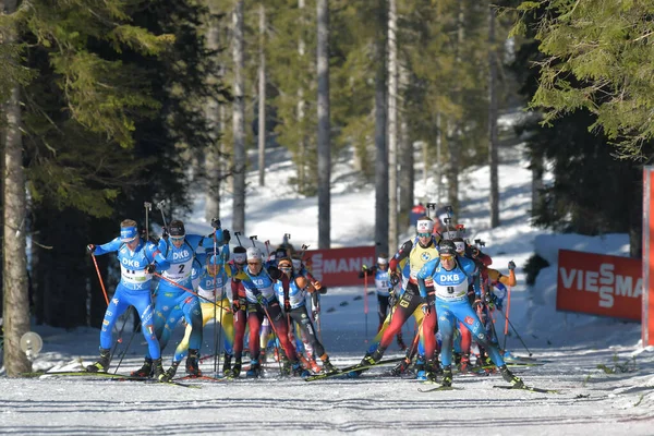 Biathlon IBU Dünya Şampiyonası Biatlon - Erkekler 15 km Mass Start at the Biathlon Circuit in Pokljuka, Slovenya, 21 Şubat 2021 - Fotoğraf: LiveMedia / Marco Todaro