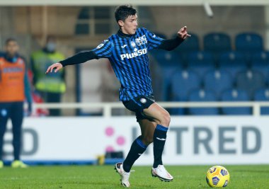 Matteo Pessina (Atalanta) İtalya 'nın Bergamo şehrindeki Gewiss Stadyumu' nda oynanan Atalanta BC-SSC Napoli maçı sırasında, 21 Şubat 2021 - Kredi: LiveMedia / Francesco Scaccianoce