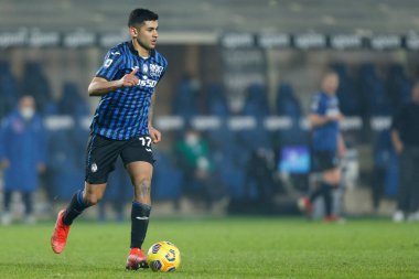 Cristian Romero (Atalanta) İtalya 'nın Bergamo şehrindeki Gewiss Stadyumu' nda oynanan Atalanta BC-SSC Napoli maçı sırasında, 21 Şubat 2021 - Fotoğraf: LiveMedia / Francesco Scaccianoce