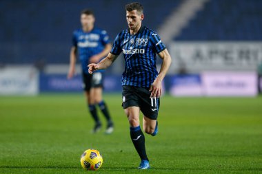 Remo Freuler (Atalanta) İtalya 'nın Bergamo şehrindeki Gewiss Stadyumu' nda oynanan Atalanta BC-SSC Napoli maçı sırasında, 21 Şubat 2021 - Kredi: LiveMedia / Francesco Scaccianoce
