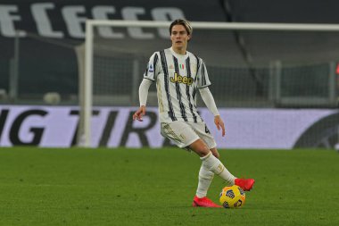Nicolo 'Fagioli (Juventus FC) İtalya futbol takımı Serie A maçında Juventus FC Crotone' a karşı Torino, İtalya 'daki Allianz Stadyumu' nda 22 Şubat 2021 - Kredi: LiveMedia / Claudio Benedetto