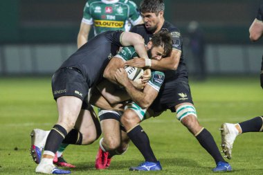 Angelo Esposito Rugby Guinness Pro 14 maçında Benetton Treviso, Connacht Rugby 'ye karşı Treviso, İtalya' daki Monigo Stadyumu 'nda, 26 Şubat 2021 - Kredi: LiveMedia / Alfio Guarise