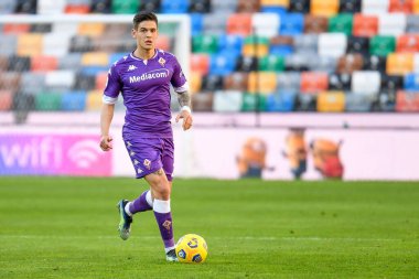 Lucas Martinez Quarta (Fiorentina) İtalyan futbol takımı Serie A maçında Udinese Calcio ile ACF Fiorentina 'nın Friuli - Dacia Arena Stadyumu, Udine, İtalya, 28 Şubat 2021 - Fotoğraf: LiveMedia / Ettore Griffoni