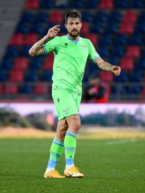 İtalya 'nın Bologna şehrindeki Renato Dall & # 39; Ara Stadyumu' nda oynanan İtalyan futbolu Serie A maçı sırasında Arturo Calabresi (Bologna) - Fotoğraf: LiveMedia / Ettore Griffoni