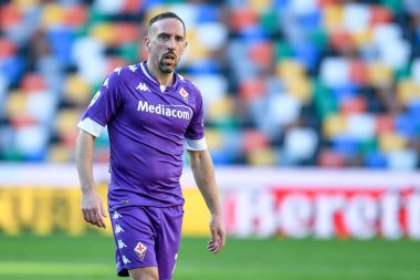 Franck Ribery (Fiorentina) İtalya futbol takımı Serie A maçında Udinese Calcio - ACF Fiorentina maçı sırasında Udine, İtalya 'da Dacia Arena Stadyumu, 28 Şubat 2021 - Fotoğraf: LiveMedia / Ettore Griffoni