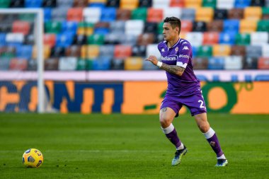 Lucas Martinez Quarta (Fiorentina) İtalyan futbol takımı Serie A maçında Udinese Calcio ile ACF Fiorentina 'nın Friuli - Dacia Arena Stadyumu, Udine, İtalya, 28 Şubat 2021 - Fotoğraf: LiveMedia / Ettore Griffoni