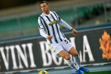 Federico Bernardeschi (Juventus FC) İtalya 'nın Verona kentinde oynanan Hellas Verona-Juventus FC maçında, 27 Şubat 2021 - Fotoğraf: LiveMedia / Alessio Marini