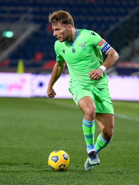 Ciro Immobile (Lazio) İtalyan futbol takımı Serie A maçında Bologna FC, Renato Dall & # 39; Ara stadyumunda SS Lazio 'ya karşı, 27 Şubat 2021 - Kredi: LiveMedia / Ettore Griffoni