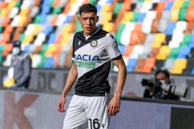 İtalya futbol takımı Serie A maçında Nahuel Molina (Udinese) portresi Udinese Calcio ile ACF Fiorentina maçında Friuli - Dacia Arena Stadyumu, Udine, İtalya, 28 Şubat 2021 - Fotoğraf: LiveMedia / Ettore Griffoni