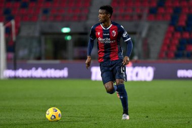 İbrahima Mbaye (Bologna) İtalya futbol takımı Serie A maçında Bologna FC, Renato Dall & # 39; Ara stadyumunda SS Lazio 'ya karşı, 27 Şubat 2021 - Fotoğraf: LiveMedia / Ettore Griffoni