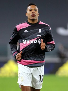 İtalya futbol takımı Serie A maçında Alex Sandro Lobo Silva (Juventus FC) ile İtalya 'nın Torino kentindeki Allianz Stadyumu' nda oynanan Juventus FC karşılaşmasında, 2 Mart 2021 - Fotoğraf: LiveMedia / Claudio Benedetto