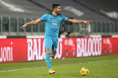 Martin Erliç (Spezia Calcio) İtalyan futbolu Serie A maçında Juventus FC, Spezia Calcio 'ya karşı Torino, İtalya' daki Allianz Stadyumu 'nda, 2 Mart 2021 - Fotoğraf: LiveMedia / Claudio Benedetto