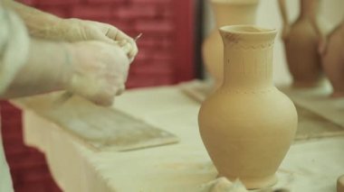 Çanak çömlek oluşturma işlemi