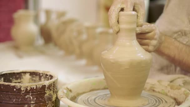 Servies creatieproces — Stockvideo