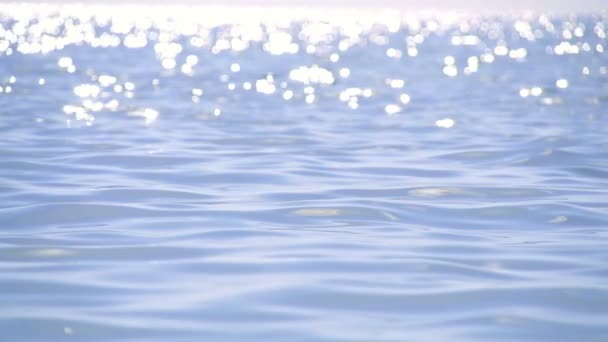 Sprankelende golvende zoetwater — Stockvideo