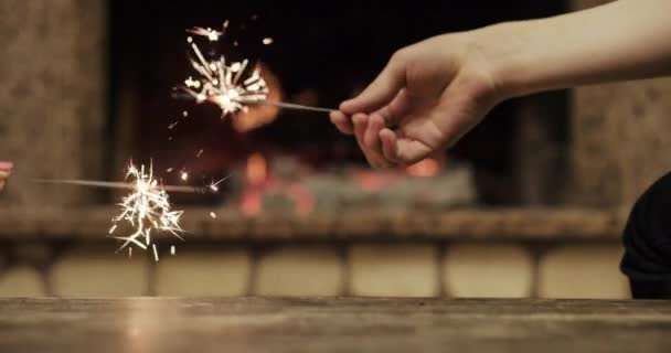 燃えて輝くベンガル — ストック動画