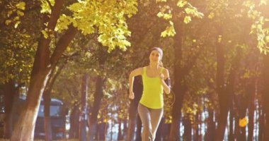 Koşu kadın fitness modeli