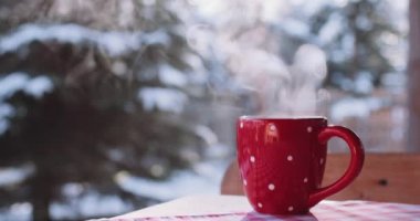 masada sıcak içecek bir fincan