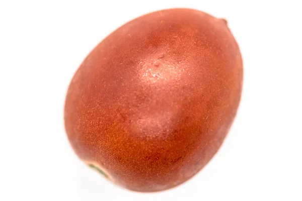 Captura Tomate Cereja Vermelho Fresco Perto — Fotografia de Stock