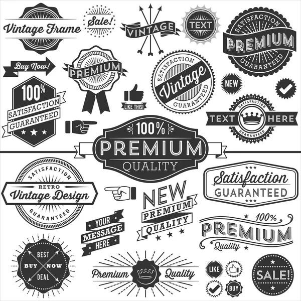 Elementos de design Copyspace vintage — Vetor de Stock