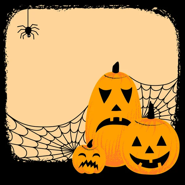 Grunge Halloween fundo — Vetor de Stock