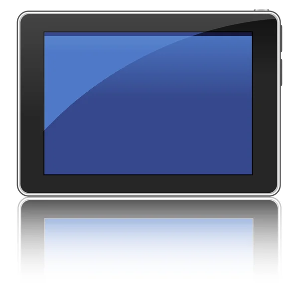 Svart tablet PC — Stock vektor