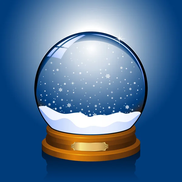 Globo de neve — Vetor de Stock