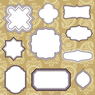 Paisley arka plan kareleri