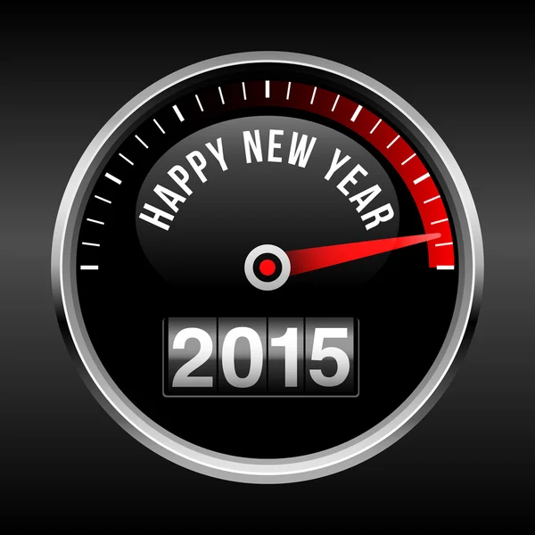 Happy New Year 2015 Dashboard Background — Stock Vector