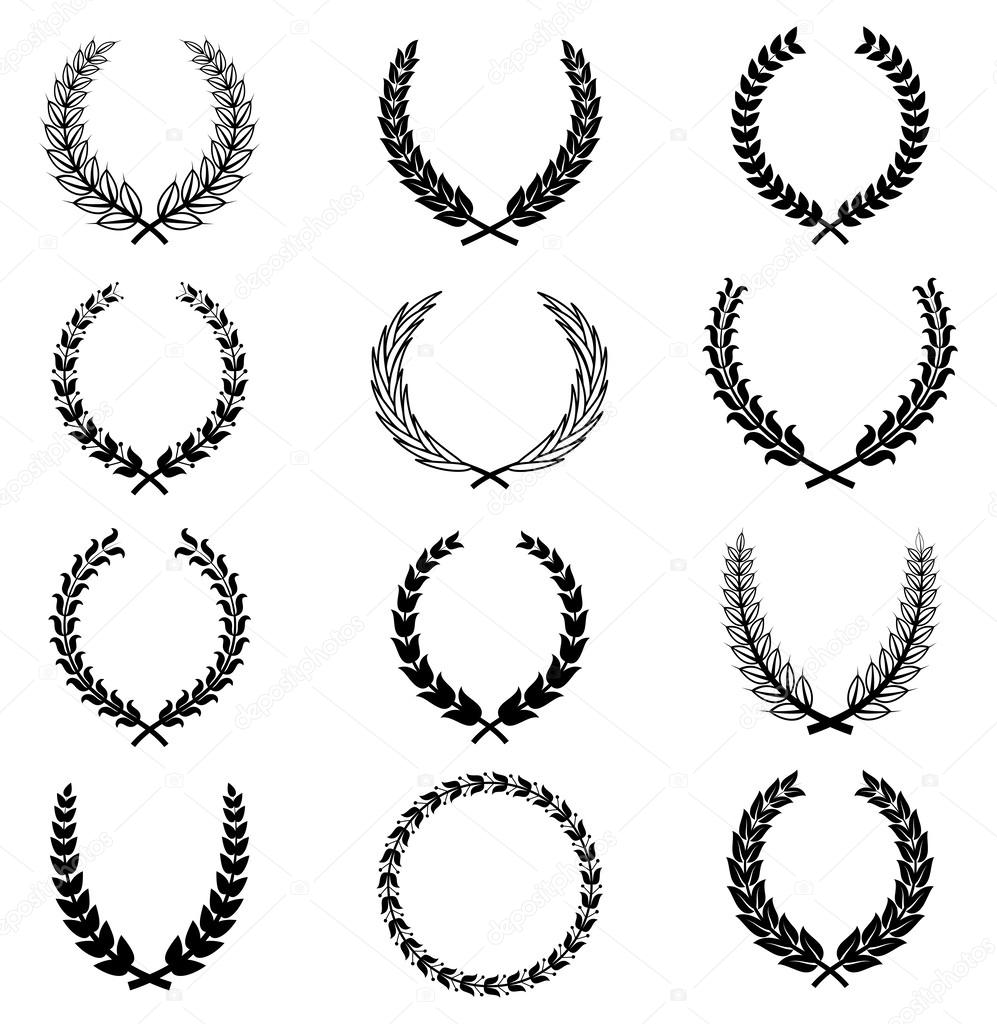 Vector Wreaths Stock Vector by ©giraphics 63107255