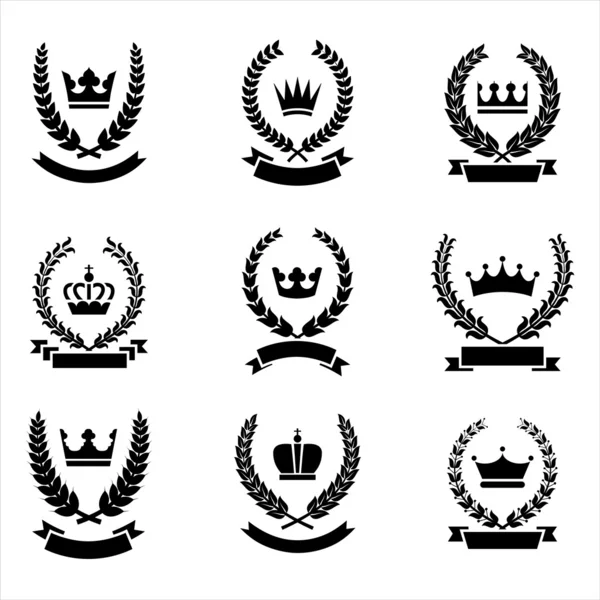 Heraldiek emblemen — Stockvector