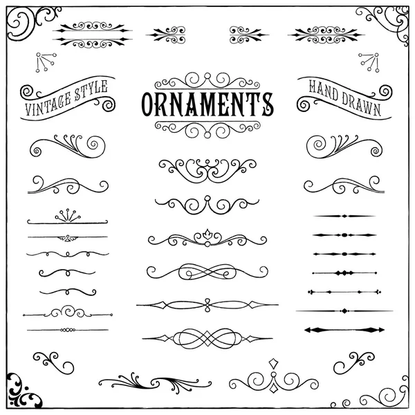 Ornements Vintage — Image vectorielle