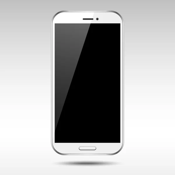 Smartphone blanco — Vector de stock