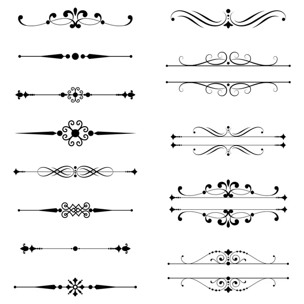 Tipografik süsler ve Cetvel çizgileri