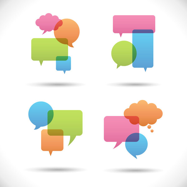 Colorful Speech Bubbles