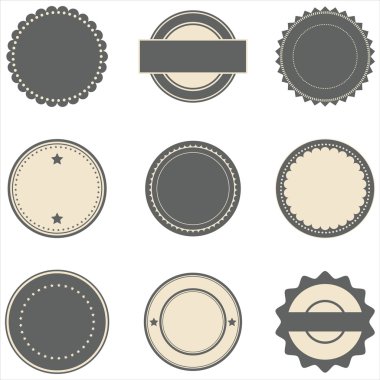 Vintage pullar ve çerçeveler