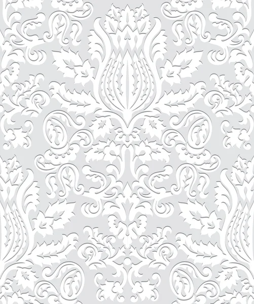 Papier damassé motif de papier peint — Image vectorielle
