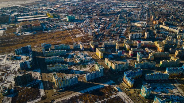 Penza Winter Van Russische Federatie Foto Uit Lucht Hoge Kwaliteit — Stockfoto