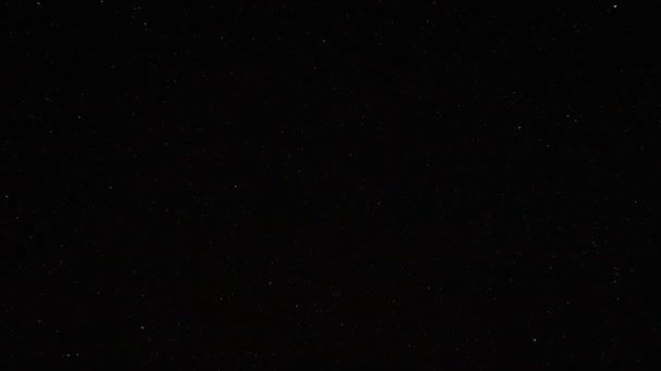 Timelapse do céu estrelado preto — Vídeo de Stock