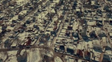 Penza 'daki özel sektör üzerinde uçuş