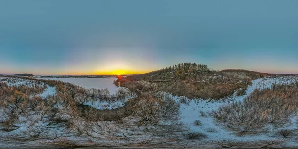 Luftaufnahmen Vom Vorfrühling Der Region Penza Hochwertiges Foto — Stockfoto