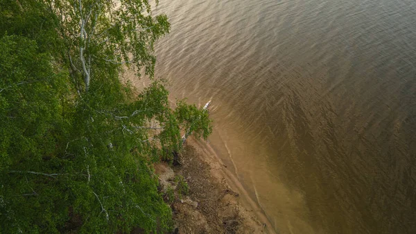 Luftaufnahme Des Stausees Der Region Penza Hochwertiges Foto — Stockfoto