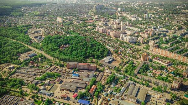 Aerial Photography City Penza Summer High Quality Photo — Stock Photo, Image