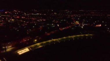 night embankment of the city of Penza